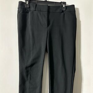 LOFT Women's size 6  - Julie Skinny Stretch Black Pants